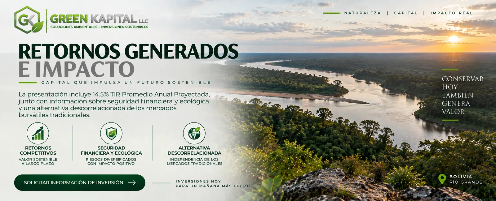 Retornos generados e impacto ambiental de las inversiones sostenibles